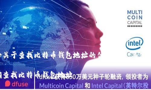 这是一份关于查找比特币钱包地址的优质内容，具体信息如下：

如何准确查找比特币钱包地址