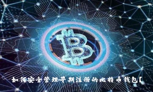 如何安全管理早期注册的比特币钱包？